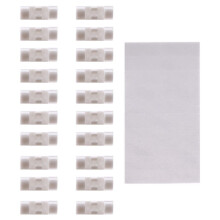 20 Stks/Partij Draadbevestigingsklem Clip Desktop Draad Opruimclips Houder Klemmen Kabelclip Apparaat USB-Snoerclips Houder Organisator (Wit)