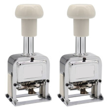 2X Automatic Coder 4Digit Number Machine Production Date Manual Coder Numbering Advance Machine Quick-Drying Ink Black