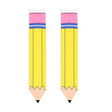 2 Stuks Potloodvormige Deur- en Raambekleding voor Klaslokalen, Potloodvormige Deurgordijnen, Verduisterende Gordijnen en Raambekleding van Glas