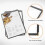 Pacote com 10 Capas de Cardápio - Página Única, 2 Visualizações, Serve em Papel de 8,5 X 11 Polegadas - Capas de Cardápio de Restaurante 5