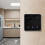 Zigbee DIY Name  EU All Black Touch Panel  Display Screen Light  Work with Tuya  Life App 3 Gangs 5