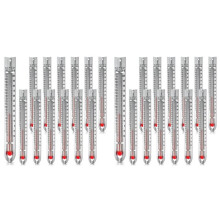 48 Pcs V Shaped, Dual-Scale Science Thermometers, Mercury-Free Lab Thermometer for Student School Supplies