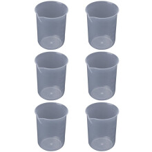 12 Stueck 50 Ml Plastik Transparenter Messbecher Fuer Labor