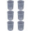 50mL Graduated Beaker Clear Plastic Measuring Cup for Lab 12 Pcs 1
