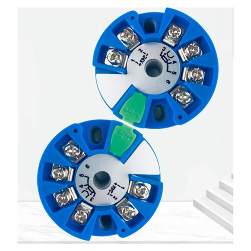 2X 4-20mA Temperature Transmitter PT100 Sensor K-Type Thermocouple  Digital Module Industrial Use 2