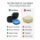 Retainer Case with Vent Holes, Aligner Case for , Portable Aligner Kit, Removable Silicone Liner Black 6