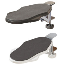 Soporte de Brazo para Computadora de 2 Piezas, Apto para Escritorio de Oficina, Ajustable para Girar la Bandeja de Soporte de Muñeca para Uso