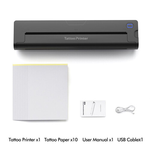 Tattoo Transfer Printer Automatic Fast Printing  Portable Tattoo Stencil Maker for Small Business Wireless 2
