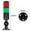 2 Layers 110V Red Green Industrial Tower Signal Warning Light H50 Indicator Light Steady Light 6