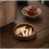 Walnut Plate Solid Wood Round Dessert Plate  Japanese Tableware Stackable Dessert Wooden Tray Tea Tray A 8