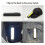 LED Torch Solar-Powered Flashlight with Magnet Tail,8 Light Modes Clip Lamp for Outdoor Camping Emergency Lantern 4