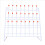 Drip Rack for Test Tubes Laboratory Drain Rack Sturdy Teaching Equipment Science Accessories Lab Drying Rack Test Tube 6