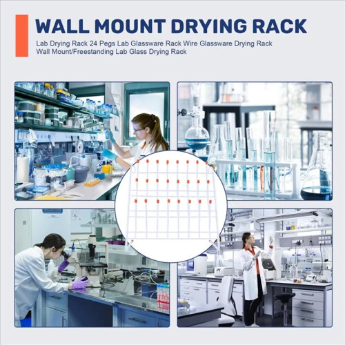 Drip Rack for Test Tubes Laboratory Drain Rack Sturdy Teaching Equipment Science Accessories Lab Drying Rack Test Tube 2