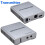 Extensor KVM Compatível com  1080P Via Ethernet RJ45 CAT5E/6 de 60 M com Suporte para Mouse e Teclado, Plugue UE 3