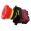 2pcs 22mm LA36M Emergency Stop  Lockable Push Button 1NC Red Mushroom  E-Stop Switches  Off VaneAims 6