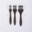 Multi- Round Comb Brush Set - 3Pcs Professional Synthetic Brushes, Designed for Textures and Special Effects 9