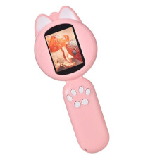 Microscópio Infantil com Tela IPS de 2 Polegadas, Microscópio Digital Portátil com Lupa, Brinquedo Científico STEM para Crianças