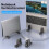 Universal Vertical Laptop Stand Heat Dissipation Non-Slip Laptop Support Space-Saving Desktop Notebook Dock 3