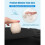 Ergonomic Mouse Pad with Wrist Rest, Non-Slip PU Base, Comfortable Mouse Mat for Office, Home, Computer Desk 5