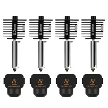 4Pack for Bamboo A1 /A1 Hotend Kit, 0.2/0.4/0.6/0.8mm Hardened Steel Nozzle 3D Printer Print Replacement Parts