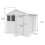 8 x 8 Apex Shed Tanalised (Single Door, With Windows) 4