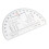 Protractor for Land Navigation, Geographic Coordinate Ruler UTM/MGRS Coordinate Scale, 6" RA Plastic Tool 1