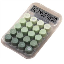 Gradient Large Button Calculator Large Screen Electronic Calculator 10 Digit Student Specific Calculator Green
