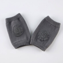 (Dark Grey) Baby Anti-Slip Knee Pads, Crawling Protector