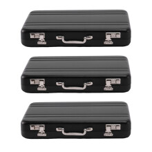 3X Business Card Case Carry Case Card Case Card Password Case Only Used for Card Business Cards, Etc. Black