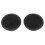 10 Pcs Black 70mm Dia Round Plastic Cable Hole Covers for Computer Desk 3