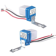2 Szt. Automatyczny Włącznik/Wyłącznik Oświetlenia Ulicznego z Fotokomórką, Prąd Stały, Prąd Zmienny 24 V, 10 A, Czujnik Fotoelektryczny