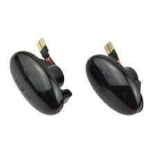 Svart Blinkersljus Dynamisk Sidoblinkande Indikatorlampa 688200121 för - W450 A-Klass Vito