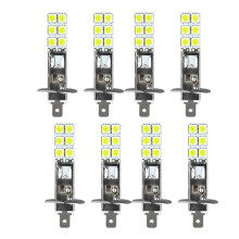 8PCS H1 6000K Super 80W Kit de Bombillas LED para Faros Delanteros Luz de ConduccióN Antiniebla
