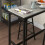 3 Piece Bar Table Set with 2 Stools, Grey 8