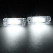 Car License Plate Light Led Number Plate Light for AMG ML450 ML500 550 ML63 License Plate Lamp White