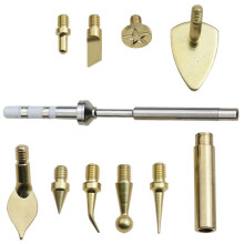 Wärmeeinsatzmutter-Lötkolbenspitzen-Set, Druckkopf-Kit für TS100-Lötkolben, 3D-Implantierte Heißschmelzmutter
