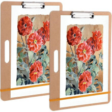 2-Delig Schetsbord, Draagbaar Tekenbord met Handvat (33 X 43 cm)