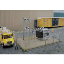 Walthers Cornerstone Small Substation Kit WH933-4175 HO Gauge