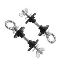 Pacote com 2 Pinos para Bandas para Power Rack, Acessórios para Power Rack para Bandas de Resistência, Cesta de Olho para Balancim