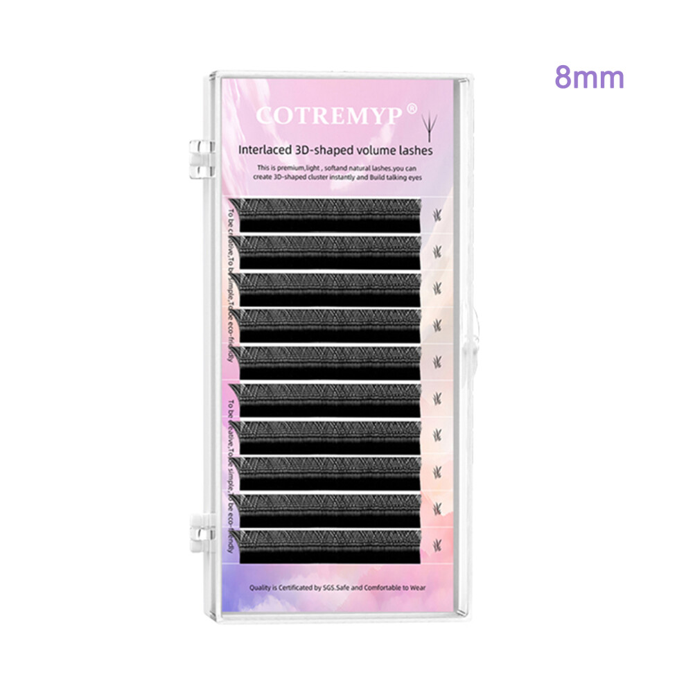 Hue-Grain (8Mm) Soft False Eyelashes, Comfortable & No Irritation Gift