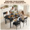 3-piece space-saving Kitchen table and chair set 4