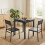 3-piece space-saving Kitchen table and chair set 1