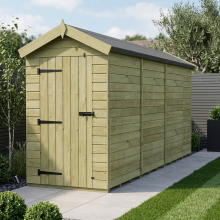 4 x 14 Apex Shed Tanalised (Single Door, No Windows)