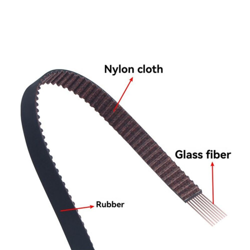 3D Printer Accessories for K1/K1 MAX Machine 6RF Synchronous Belt Width 6mm Pitch 2mm Belt 2