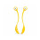 Posate per servire Pasta Monsters - PA Design - Giallo - 4