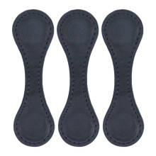 Marcador MagnéTico de Couro, Marcador de Couro, Marcadores MagnéTicos, Feito à MãO, 3 PeçAs Preto