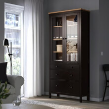 IKEA HEMNES Glass Door Cabinet  90x197cm