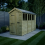 4 x 14 Apex Shed Tanalised (Single Door, With Windows) 3