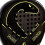Raquette de padel Vibora Vibor-A - black mamba - TU 3