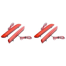 2X LED Tail Red Rear Bumper Reflector Light Lamp Stop Fog Brake Light for JAZZ Fit 2010-2013 CRZ CRV TSX